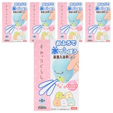 targa 入浴劑 附水槍小公仔 碳酸入浴劑套裝 內含玩具 6歲以上適用, 75g, 5盒