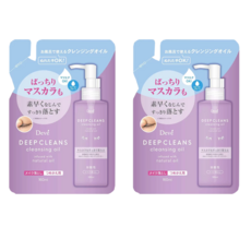 KUMANO 熊野油脂 DEVE 深層卸妝油補充包 紫色 160ml 濕手可用 可卸除防水睫毛膏, 2包