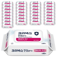 Kleenex 舒潔 安心濕紙巾 蓋型, 60張, 36個