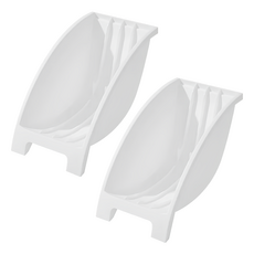 BangJiaShi 幫家適 碗盤瀝水收納架, 1層, 米色, 2個