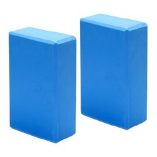 블럭마트 고밀도 eva 요가블럭, 블루, 2개
