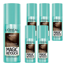 로레알파리 매직 리터치 헤어스프레이 75 ml, 브라운, 6개