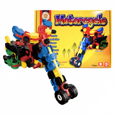 iRiNGO 百變創意3D積木, 車輛系列 摩托車, 1盒
