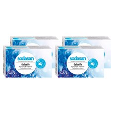 sodasan 蘇達桑 衣物去漬潔衣皂，輕鬆去除髒污，溫和清潔, 100g, 4個