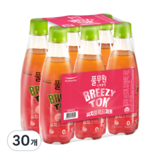 풀무원 브리지톡 피치 블랙티 제로, 350ml, 30개