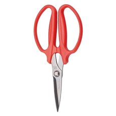 PANRICO 百利世 7吋多用途不銹鋼專業剪刀 可剪1mm以下鋼線 圓形物不滑動, 1支, 紅色