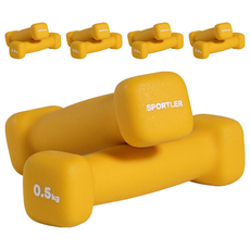 스포틀러 네오프렌 미용아령, 10개, 0.5kg