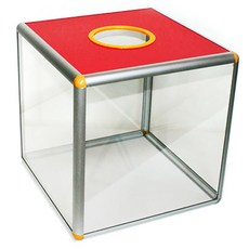 透明抽獎箱, 紅色, 1個