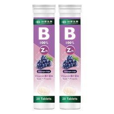 台塑生醫 MD Formula 醫之方 維生素B群 + 鋅發泡錠, 20顆, 2瓶