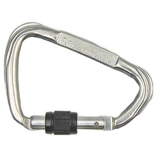 AUSTRIALPIN 大D手動鎖大開口鉤環 2800 EVO, 鋁合金拋光，28KN長軸強度, 115 x 75mm, 1個