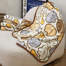 포포팬시 따숩은 햄치 페이스 프리미엄 무릎담요