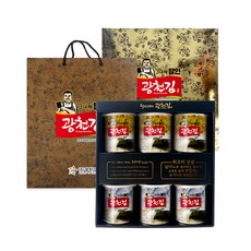 광천김 3대째 달인 캔김 혼합 선물세트 12호, 1세트