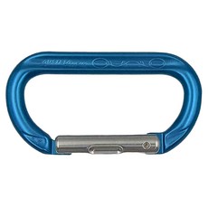 AUSTRIALPIN 無鎖直口鉤環, 58克 藍色 105mm長 55mm寬 24KN長軸強度 10KN短軸強度, 1個