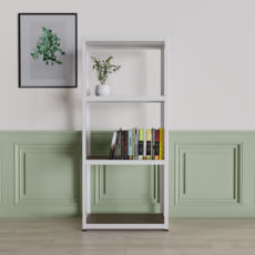 슈랙 수납선반 4단 800 x 300 x 1500 mm, 화이트