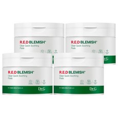 닥터지 레드 블레미쉬 클리어 퀵 수딩 팩 130ml, 70개입, 4개
