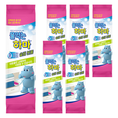 물먹는하마 습기제거제 슬림 본품, 150g, 6개