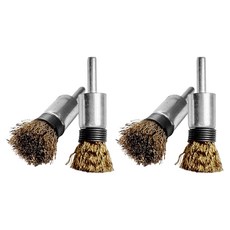 World Clean 除鏽迷你鋼絲刷 27mm, 4個