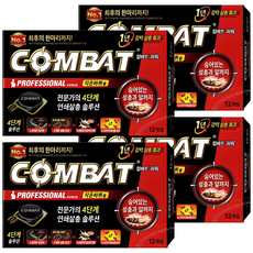 컴배트 파워 작은바퀴용 살충제, 18g, 4개