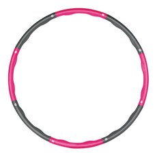 Let's Move 可分離按摩呼拉圈, 1200g, 粉灰色, 1個