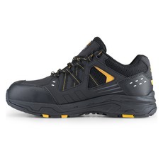 KOAN SAFETY 綁帶式防滑寬頭安全鞋 KS-403, 黑色, 1個
