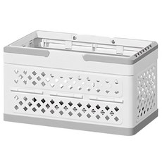 FAmILyLIFE 生活 多功能可疊加折疊洗衣籃, 時尚灰