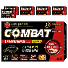 컴배트 파워 작은바퀴용 살충제, 18g, 6개