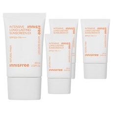 이니스프리 인텐시브 롱래스팅 선스크린 EX SPF50+ PA++++, 60ml, 4개