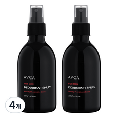 AVCA 男士除臭噴霧 木質費洛蒙香, 4個, 200ml