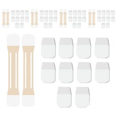 엠피니 편안한 목주름 리프팅 패치+스킨 2p, 5개, 10개입