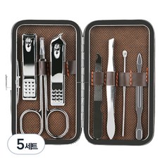 홈즈픽 손톱깎이 7종 세트, 5세트, 실버