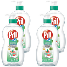 프릴 시크릿 오브 베이킹소다 주방세제 그린허브향, 700ml, 4개