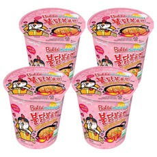 Samyang Foods 三養 Buldak 奶油白醬火辣雞肉風味鐵板炒麵 80g, 4入