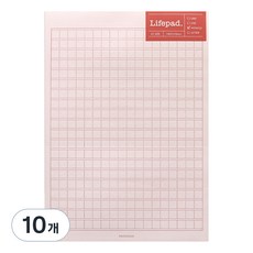 PAPERIAN 니어앤디어 A5筆記本, 60張, 稿紙粉紅, 10個