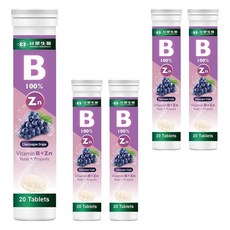 台塑生醫 MD Formula 醫之方 維生素B群 + 鋅發泡錠, 20顆, 5瓶