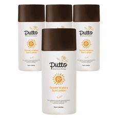 putto 水潤防曬乳液 SPF50+ PA++++, 4罐, 70ml