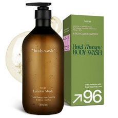 hetras. 飯店療癒系列大容量沐浴露 No.21 倫敦麝香, 1013ml, 1瓶