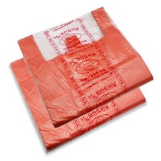 MOKANDO 超市橘色塑膠袋 6號 100入, 2個