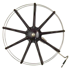 紡車輪 20cm，塑膠和不鏽鋼材質, 1個, 混合色