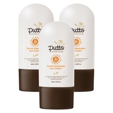 putto 可水洗防曬霜 SPF30 PA++++, 3條, 60ml