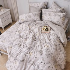 戀家小舖 60支天絲被套, 墨花棉繡