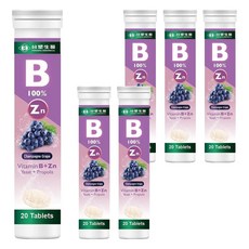 台塑生醫 MD Formula 醫之方 維生素B群 + 鋅發泡錠, 20顆, 6瓶