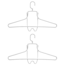 SP SAUCE 摺合式帽T曬架 47 x 30 x 3cm, 白色, 2個