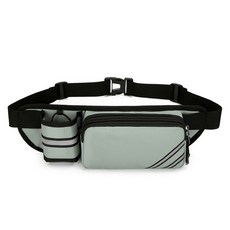 ZOOLO 運動水壺腰包 戶外腰間水壺腰帶包, 1個, 灰色