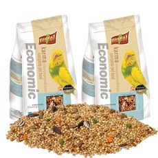 비타폴 이코노믹 앵무새 사료 소형 ZVP-0216, 1.2kg, 2개