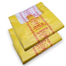 MOKANDO 超市塑膠袋 黃色 6號 100入, 2個