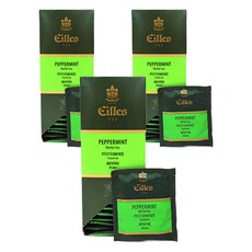 아일레스티 디럭스 페퍼민트 차, 1.75g, 25개입, 3개