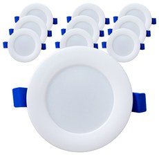 SPT 다운라이트 6W 125mm 10p, 전구색(전구)
