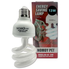 노모이펫 13W UVB 5 렙타일램프 ND-09, 1개, 화이트
