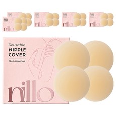 닐로 초슬림 방수 매직커버 실리콘 니플패치 8cm, 12개