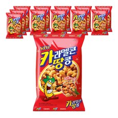 크라운 카라멜콘 땅콩, 72g, 12개